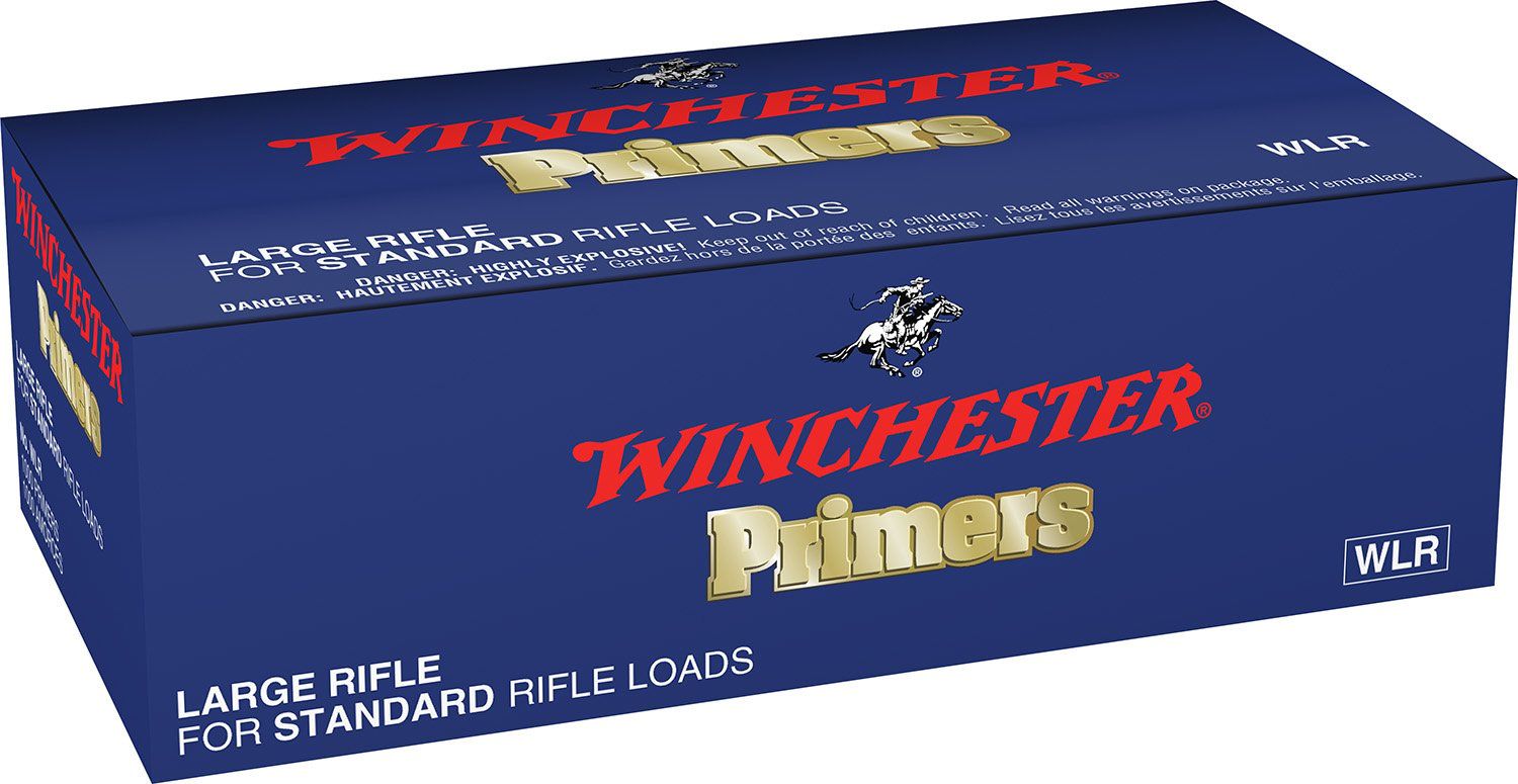 Winchester WLR #8-1/2 - 120 Large Rifle Primers 1000ct
