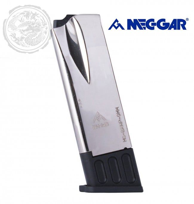 A Mec-Gar Browning Hi-Power 9mm 10 Round Magazine