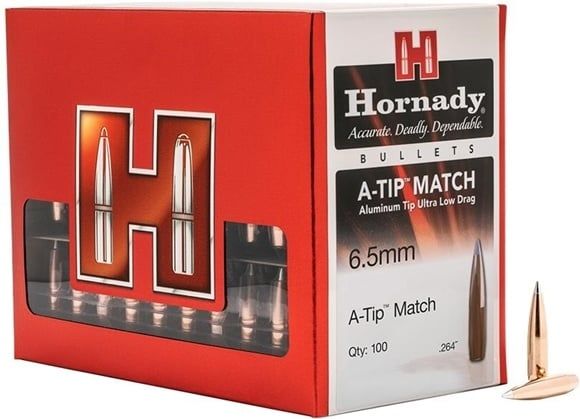 Hornady Bullet 6.5mm .264 153GR A-TIP Match 100ct