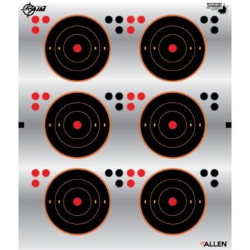 Allen Ez Aim 3" Aiming Dots 6 Dots Per Sheet 4 Pack