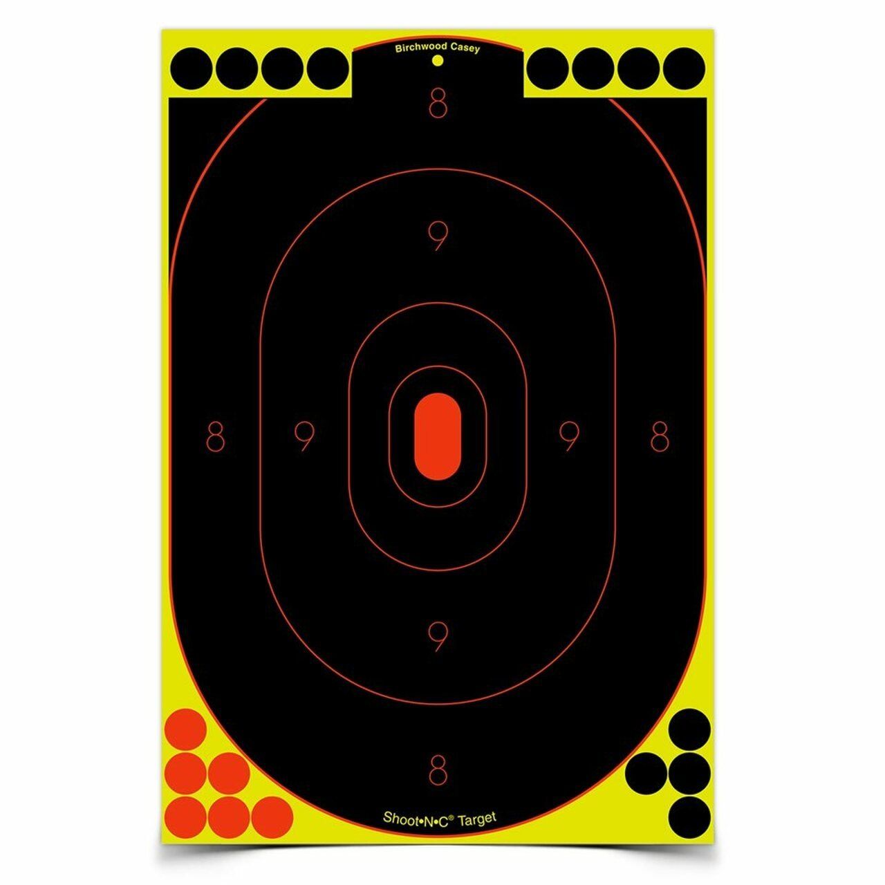 Birchwood Shoot-N-C 12" x 18" Oval Silhouette Target 5 Pack