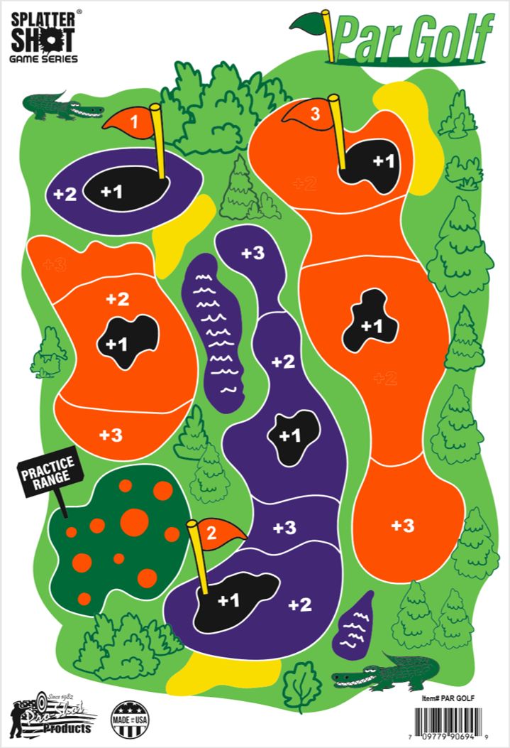 Pro-Shot Splatter Shot Game Series 12"X18" 8 Pack Golf