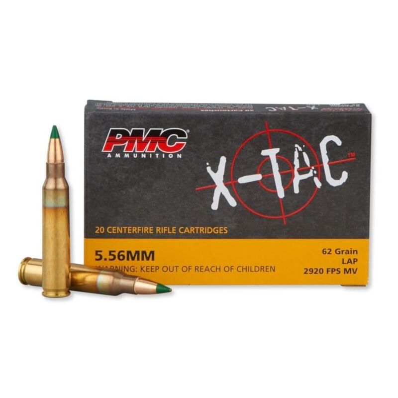 PMC 5.56x45mm 62GR Green Tip 100 Rounds Battle Pack