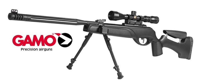 Gamo Rifle HPA M1 .177 1266 FPS with 3-9x40WR Scope &amp; Bipod