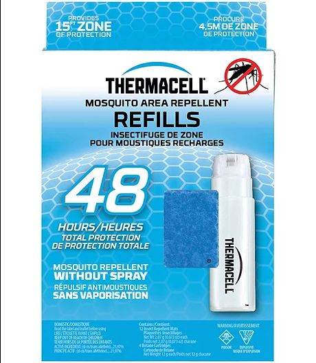 Thermacell Mosquito Repellent Refill for Repellers Lanterns and Torches 48 Hour