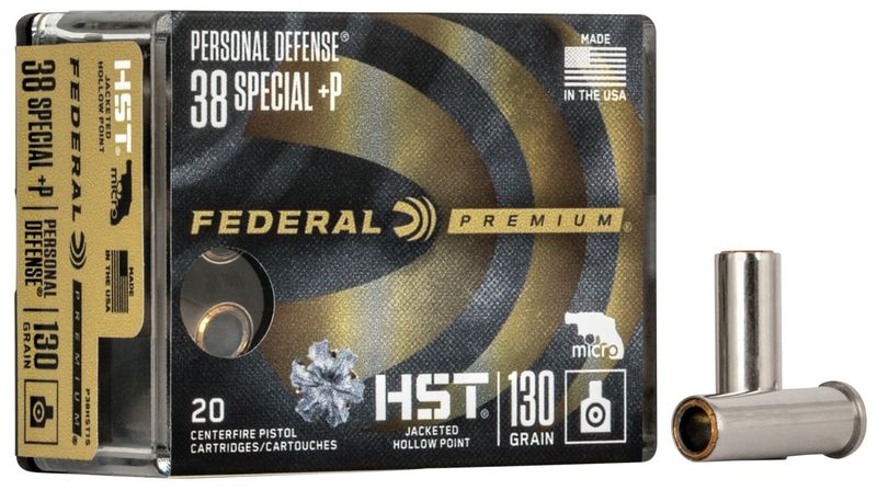 Federal Premium HST 38 Special+P JHP 130GR