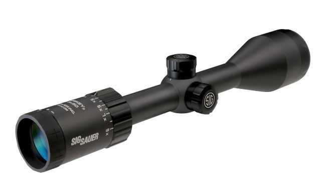 Sig Sauer Whiskey 3 Scope 3-9x50mm 1" SFP BDC-1 Quadplex Reticle 0.25 MOA ADJ