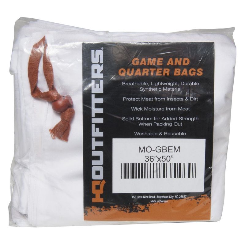 HQ Outfitters Elk/Moose Quarter Game Bag 36"x50" Qty 8