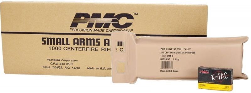 PMC 5.56x45 55GR FMJ-BT 1000 Rounds