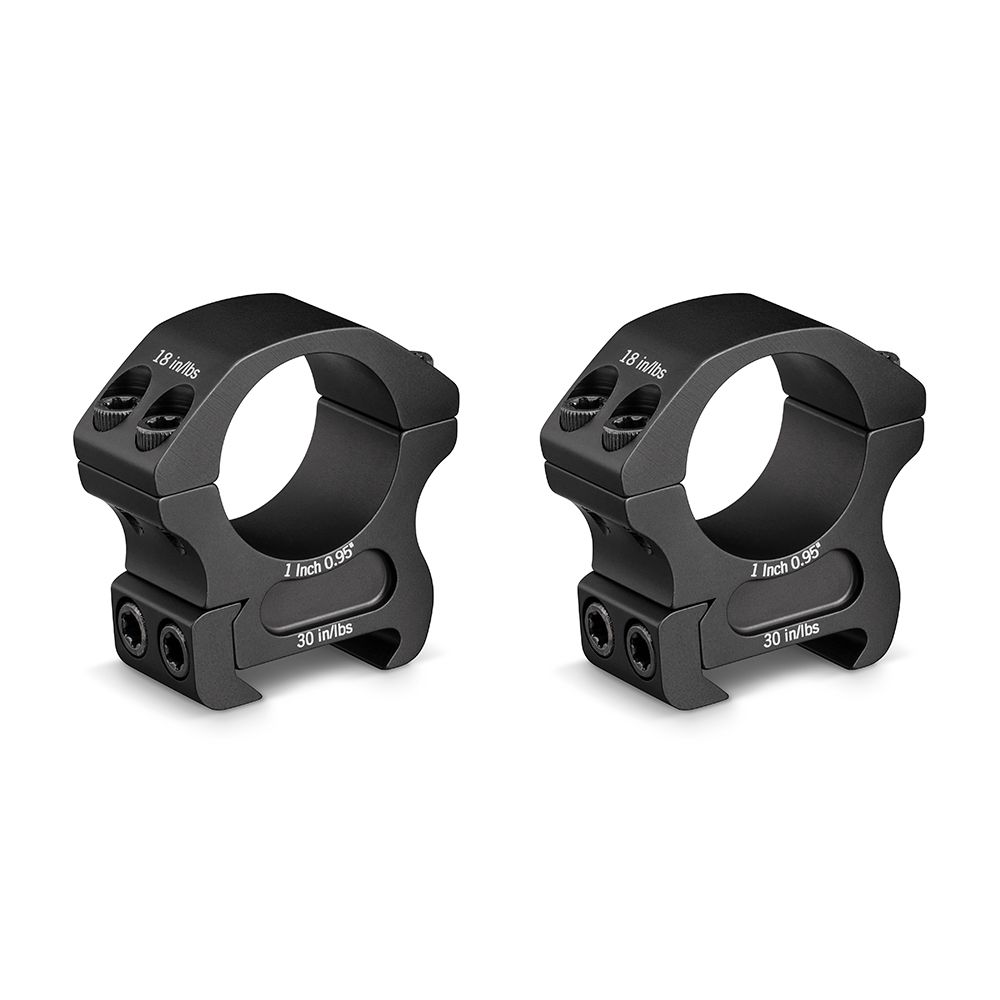 Vortex Pro 1" Rings Medium -  0.95"/24.1mm