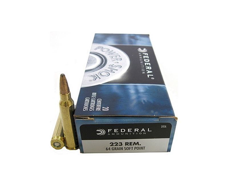 Federal 223 REM 64 GR JSP 20 Rounds