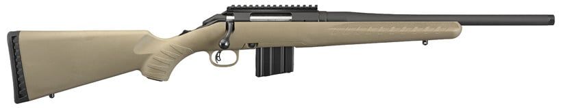 Ruger 26981 American Ranch Bolt Action 350 Legend Threaded Barrel FDE SYN Stock