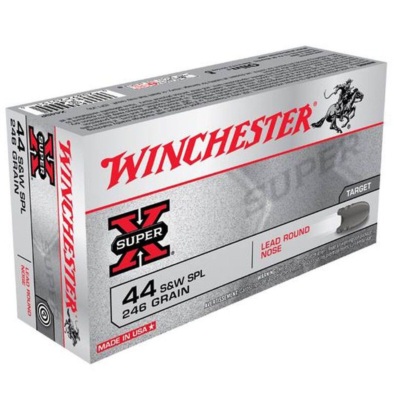 44 S&amp;W SPL 246 GR Lead RN 50 Rounds
