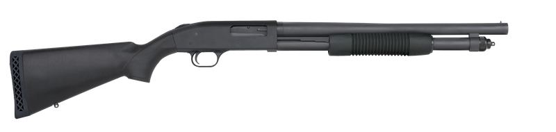 Mossberg 590 Security 12GA 18.5" CYL Bore BBL Matte Blue SYN/Stock