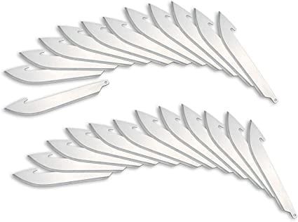 Outdoor Edge 3.5 Drop Point Replacement Blades 24 Pack