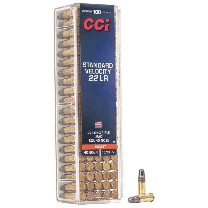 CCI Standard Velocity 22LR 40 GR LRN 500ct