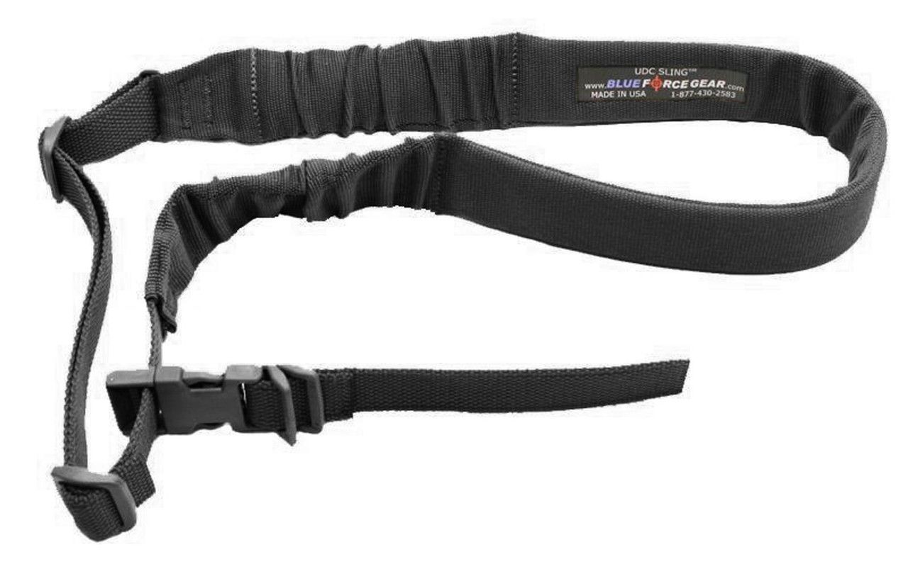 Blue Force Gear UDC Padded Bungee One Point Sling W/Push Button Adapter  Black