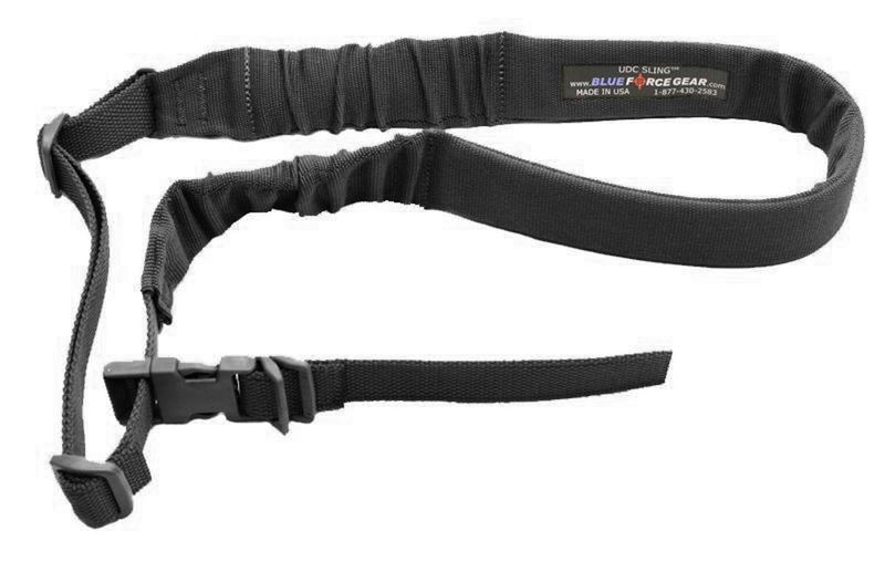 Blue Force Gear UDC Padded Bungee One Point Sling W/Push Button Adapter  Black