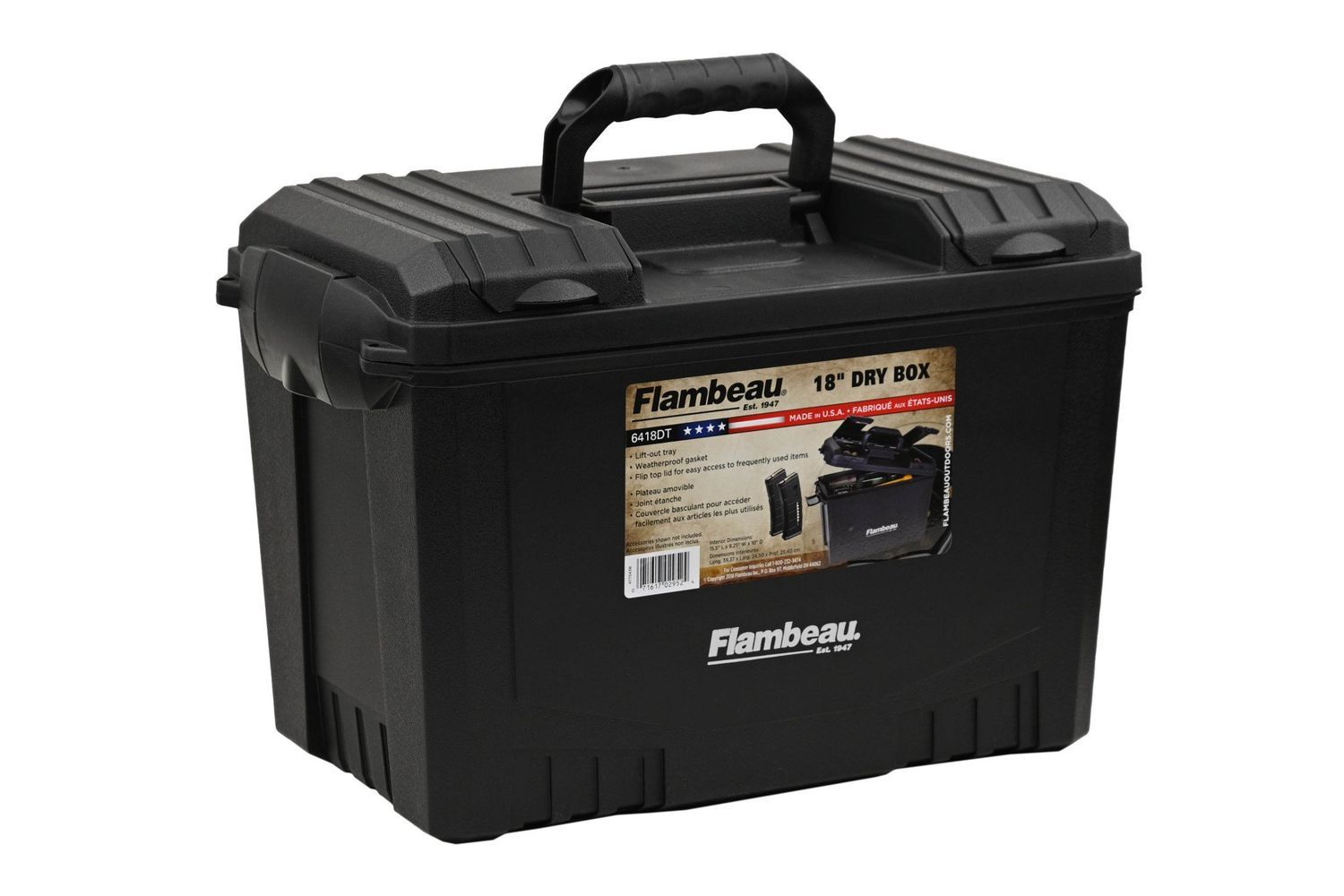 Flambeau Dry Box Black 18"