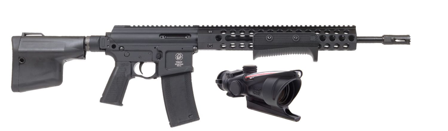 Troy Defense Pump 223 OR Combo W/ Trijicon ACOG