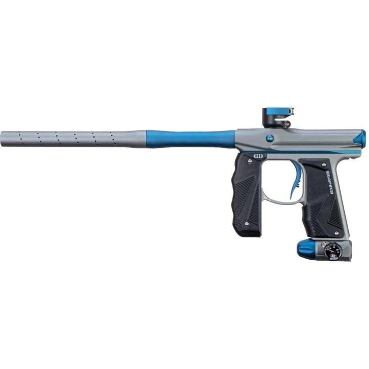 Empire Mini GS Paintball Gun C4 Dust Grey Navy Blue 2pc Barrel