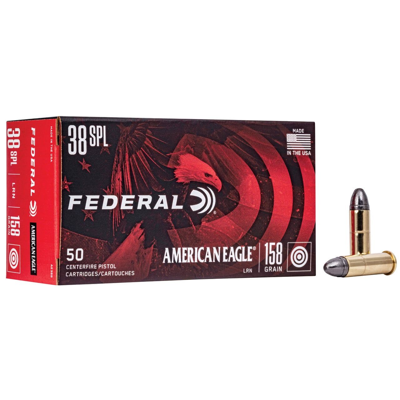 American Eagle  38 SPL 158gr LRN 50rd