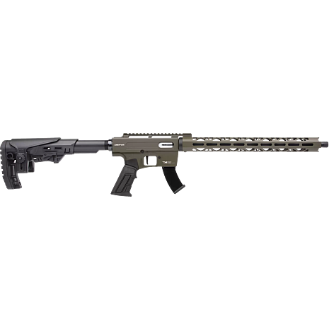 TM22 Semi Auto Rifle .22LR 18" BBL w/threaded Muzzle 1/2-28 2x10RDS OD Green Long Handguard
