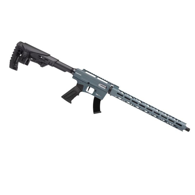 TM22 Semi Auto 22LR Cal 18" BBL w/Threaded Muzzle 1/2-28 Muzzle Thread Protector adj Blue Finish Short Floating Hand Guard 2x10RD Mag
