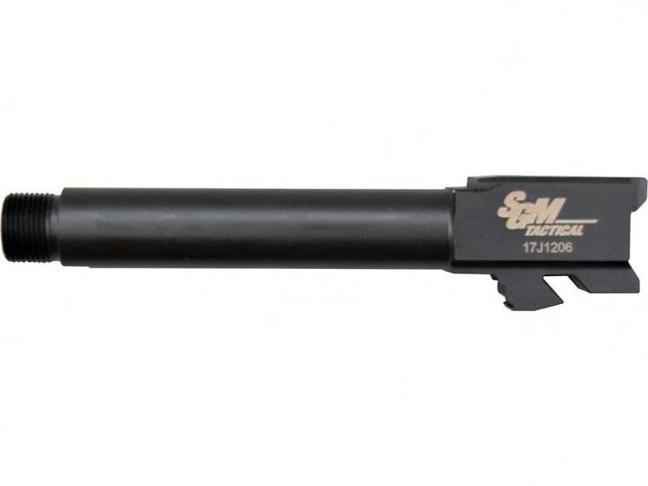 SGM Tactical Glock 19 Compatible Threaded Barrel Black Nitride Finish 114mm