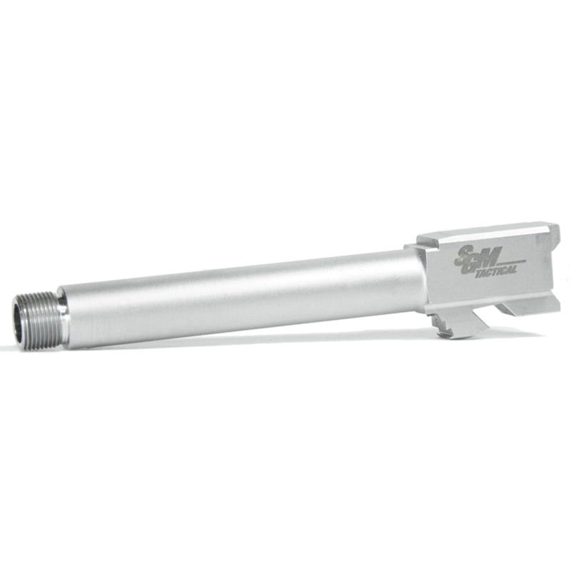 SGM Tactical Glock 17 Compatible Threaded Barrel Stainless Steel Finish 127mm