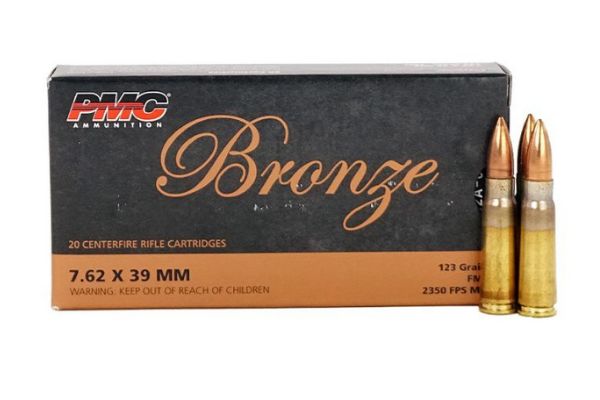 PMC 7.62X39 MM 123GR FMJ 100 RDS