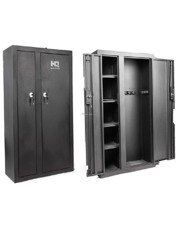 HQ Outfitters 10 Gun Double Door Can Lock