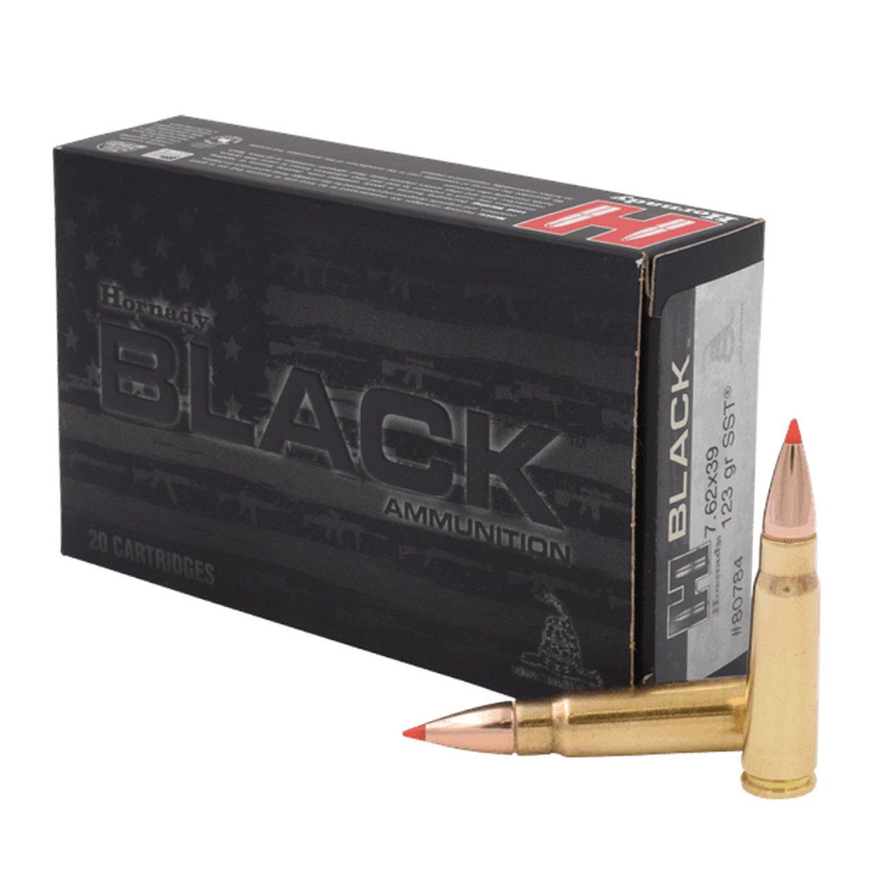 Hornady Black Rifle Ammo 7.62X39 123GR SST 20RD