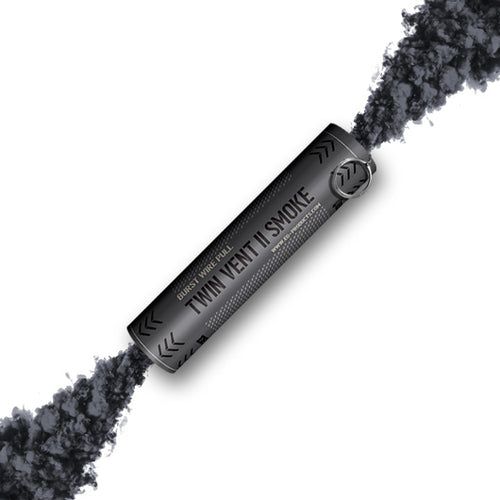 Twin Vent Burst Wire Pull Smoke Granade BLACK