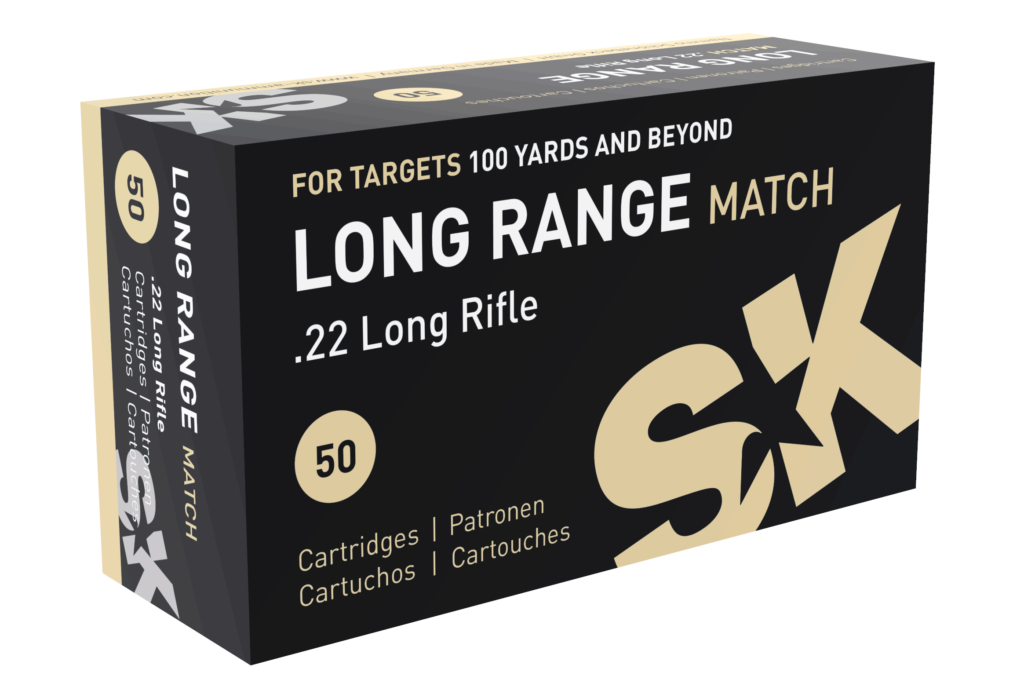 SK 22LR Long Range Match 40 GR 500RDS Pack
