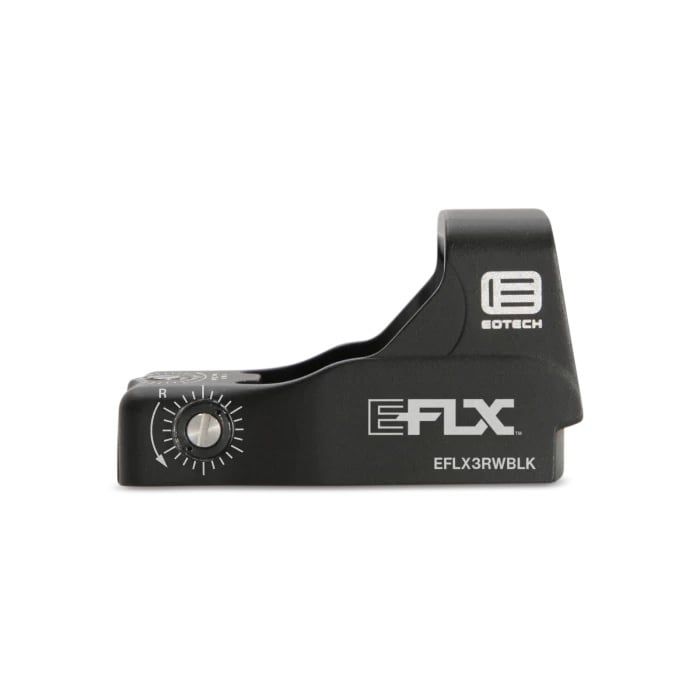 EFLEX MINI RED DOT SIGHT 6 MOA DOT BLK delta point foot print