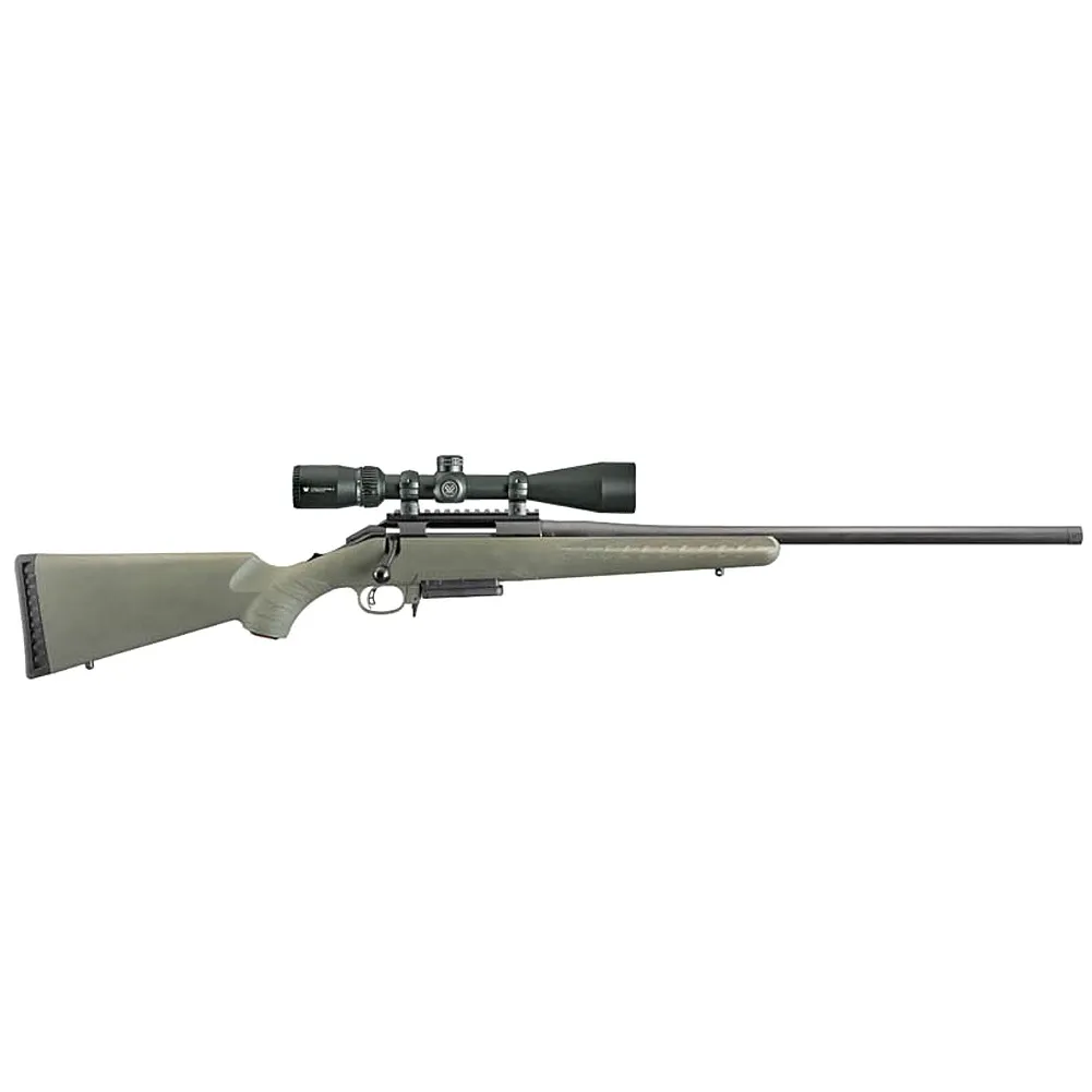 Ruger 26953 American Bolt Action Rifle Comco 6.5 Creedmoor 3+1RD AI-Style Mag Moss Green Syn Stock Vortex 4-12X44 Scope