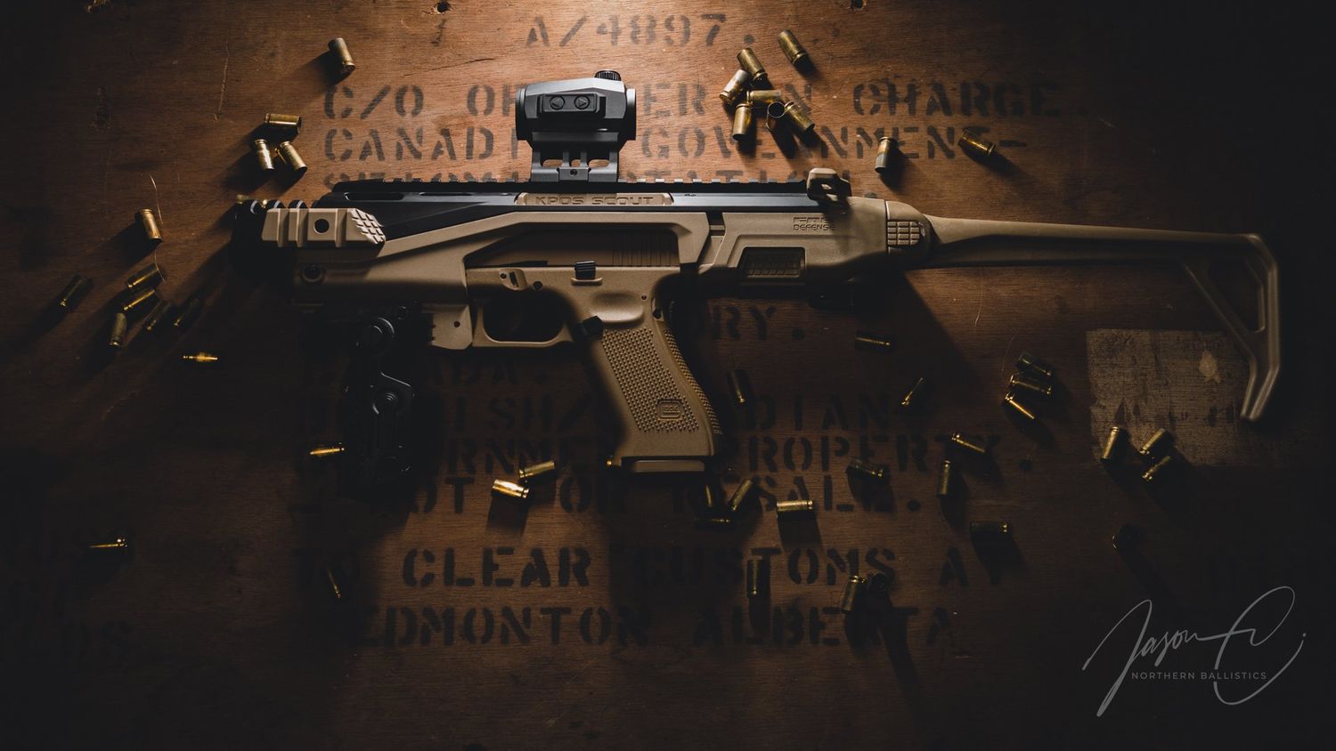 FAB DEF KPOS Scout FDE Kit Includes FGGK Forward Grip