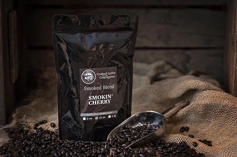 Smokin' Cherry Medium Roast Beans 12 OZ