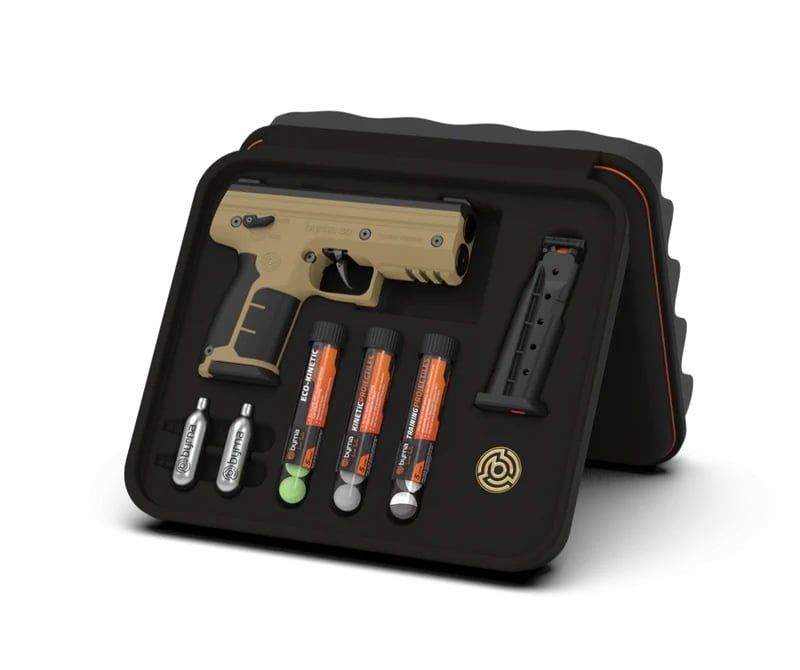 Byrna SD Canada Kinetic Kit TAN Air Launcher Training Platform