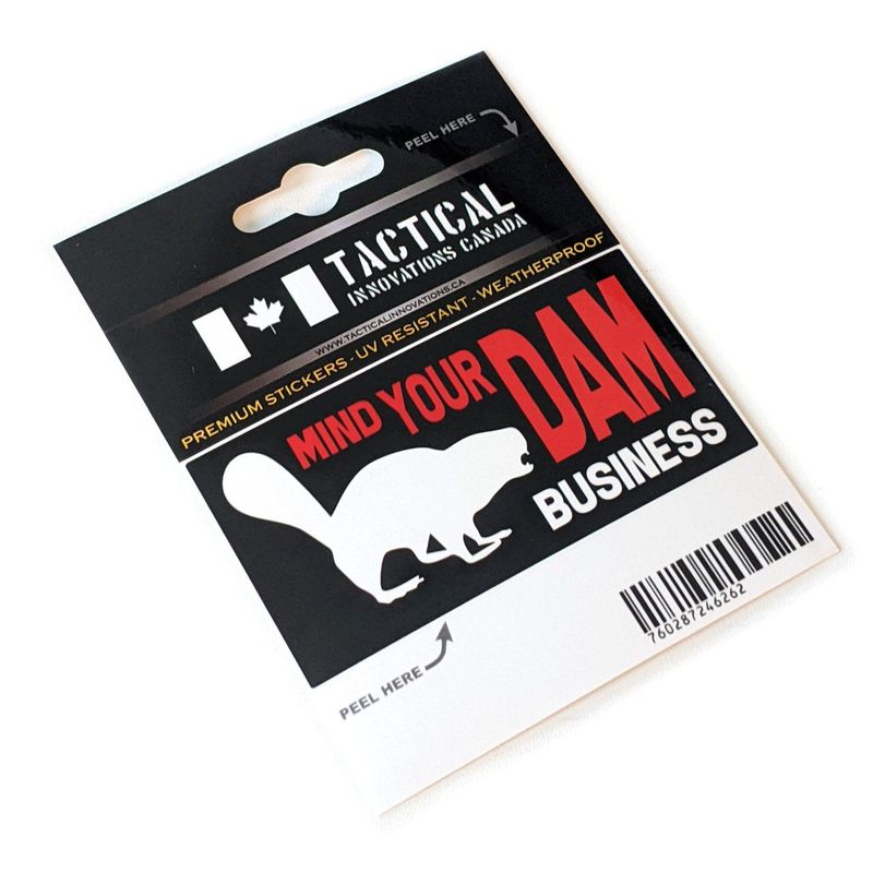 TIC Premium Stickers Beaver Business