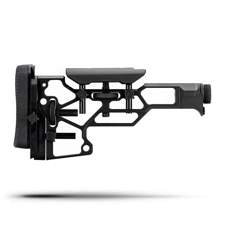 MDT Buttstock Skeleton Rifle Stock Fixed SRS Standard Black