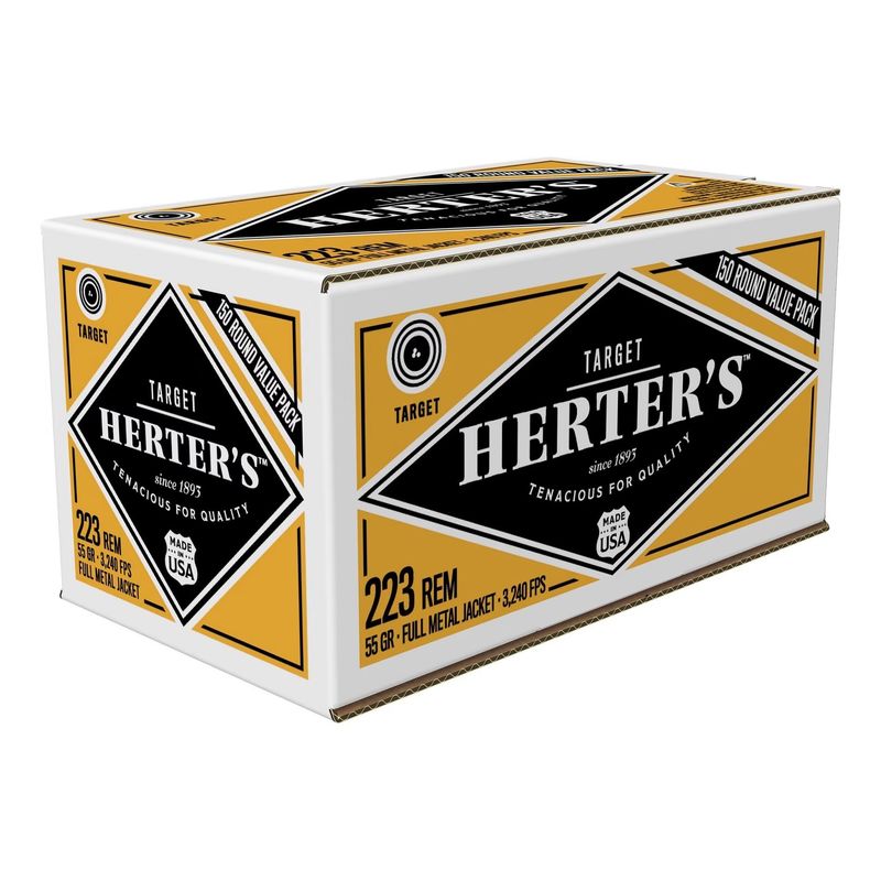 Herter's 223 REM 55GR 150 Rounds Full Metal Jacket