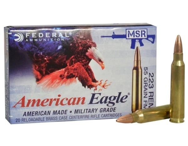 American Eagle 223 55gr FMJ MC BT