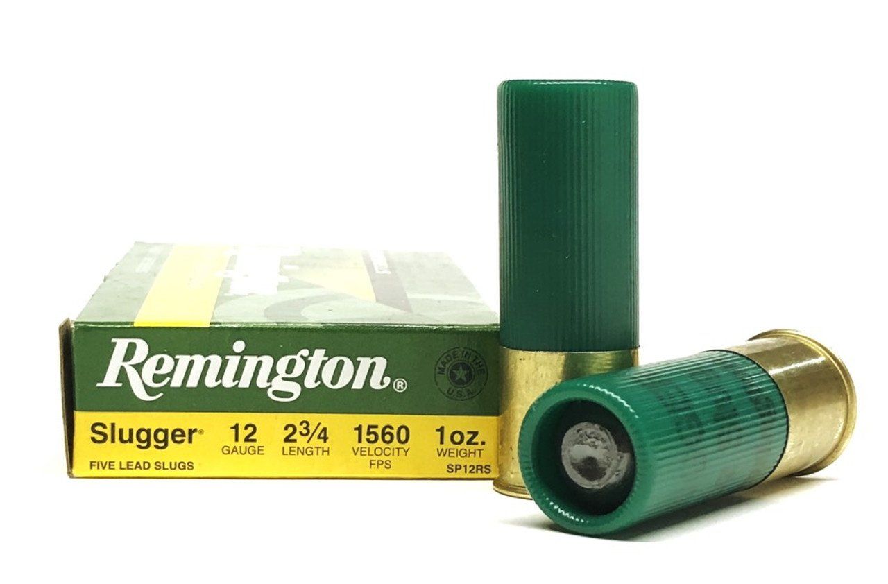 Remington Slugger Rifled Lead Slugs 12GA 2-3/4" 1560FPS 5RD