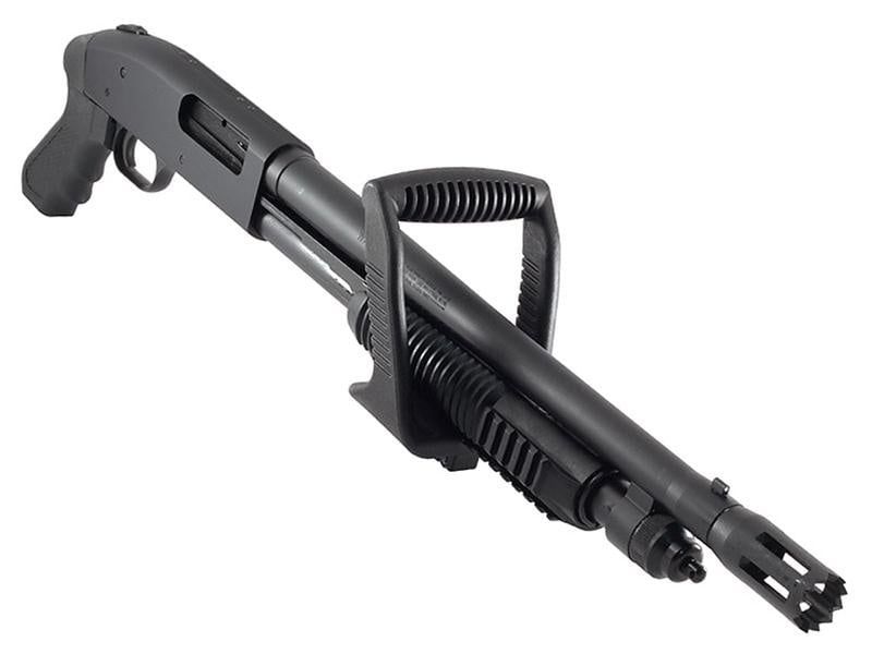 590 Pump Shotgun Shockwave 12 GA 14.4", With M-Lok Chainsaw strap, Syn Stk 5+1 shot