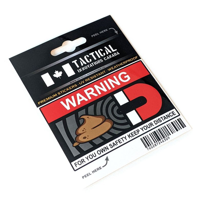 TIC Premium Stickers Warning Magnet