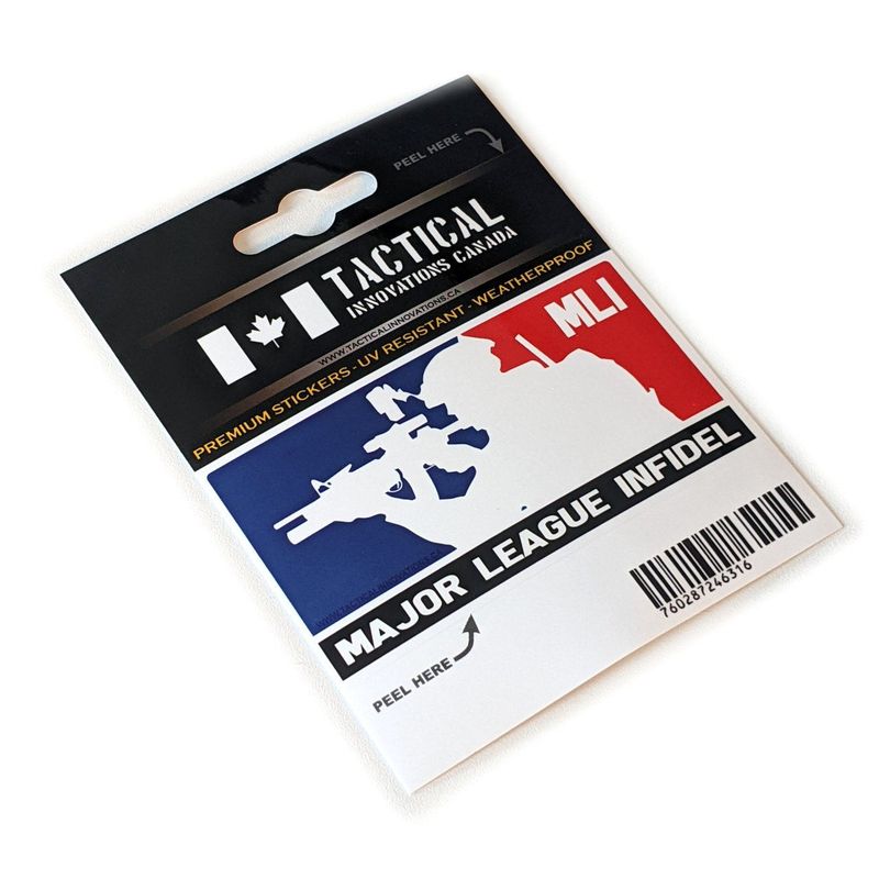 TIC Premium Stickers Major League Infidel