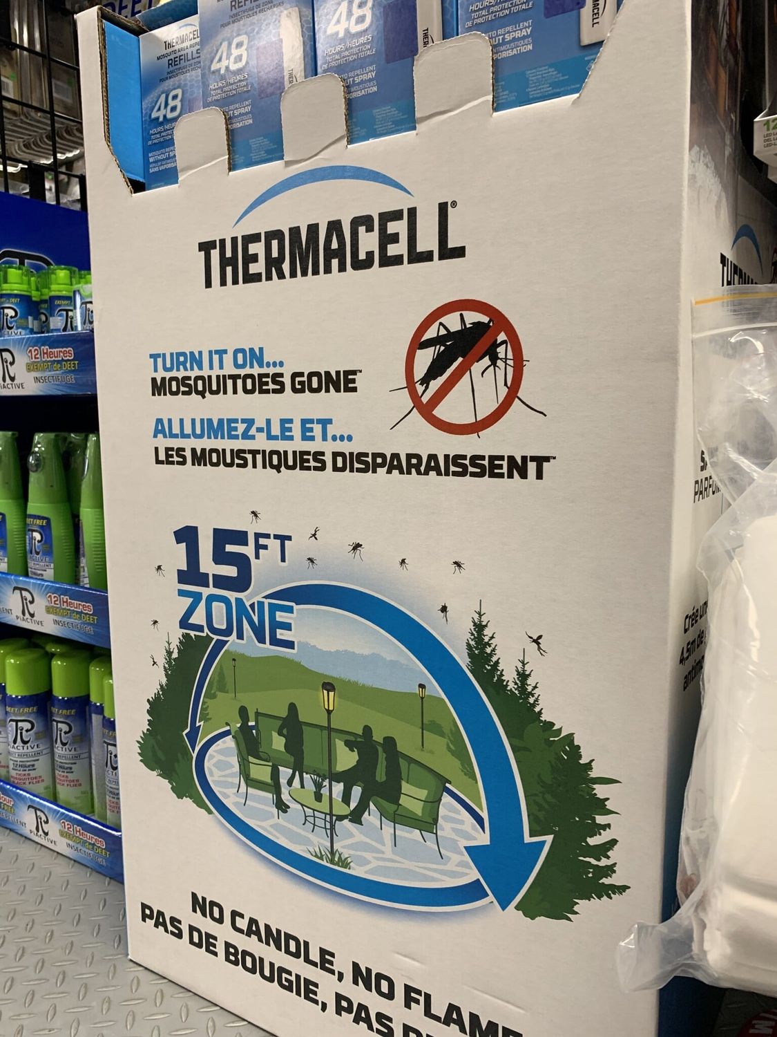 Thermacell Patio Shield Area Mosquito Repellent Torch