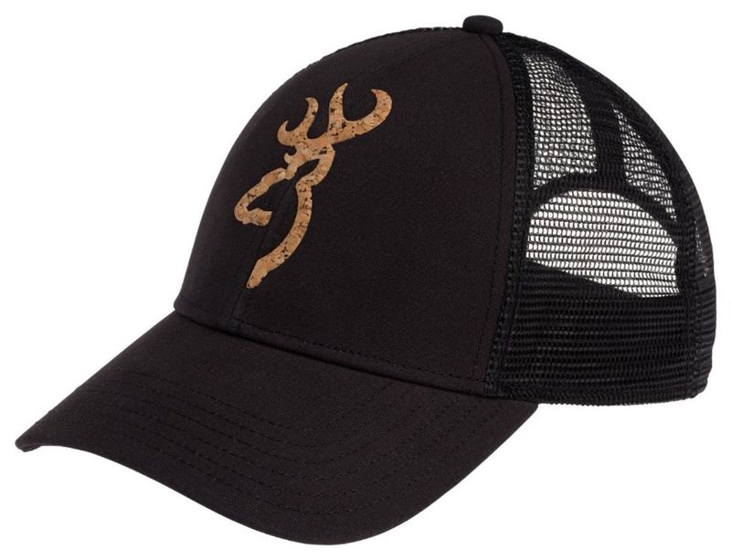 Browning Cap Low Black Pro Cork Logo